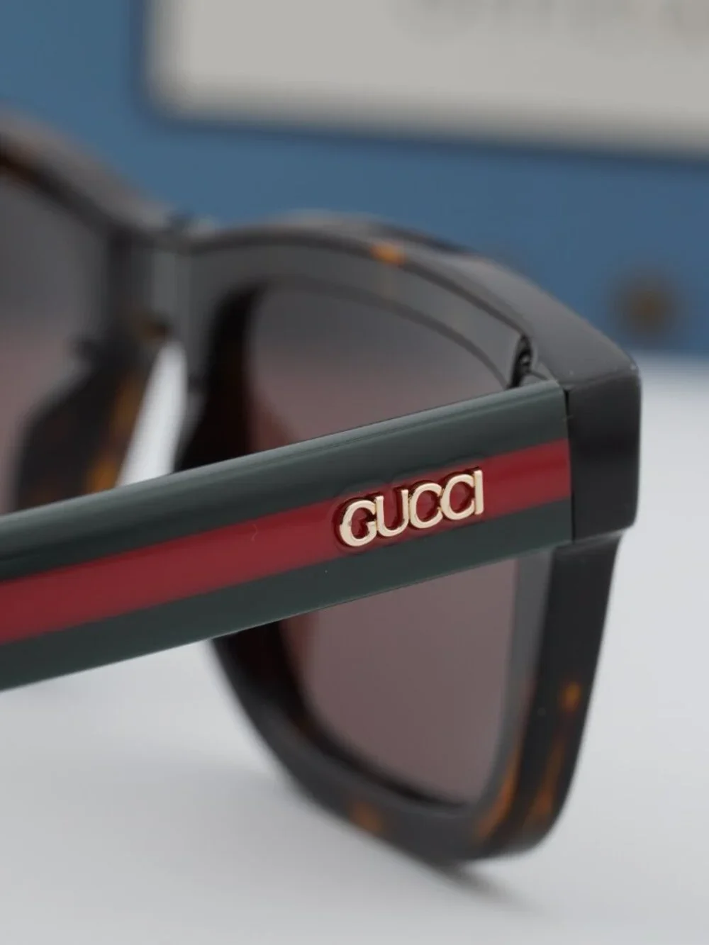 Gucci GG1869S 002 Square Sunglasses - Havana / Brown